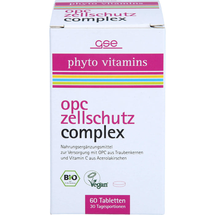 GSE OPC Zellschutz Complex (Bio) Phyto Vitamins, 60 St TAB