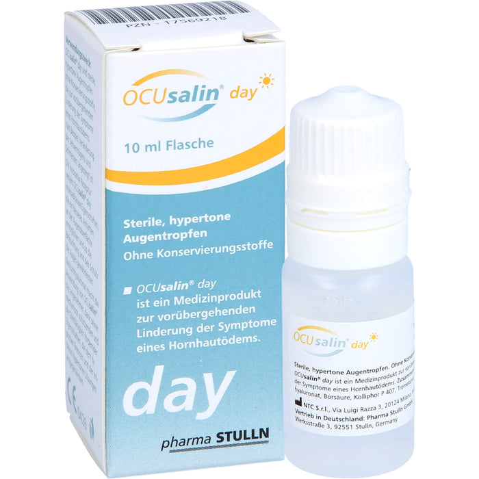 OCUsalin day, sterile hypertone Augentropfen, 10 ml ATR