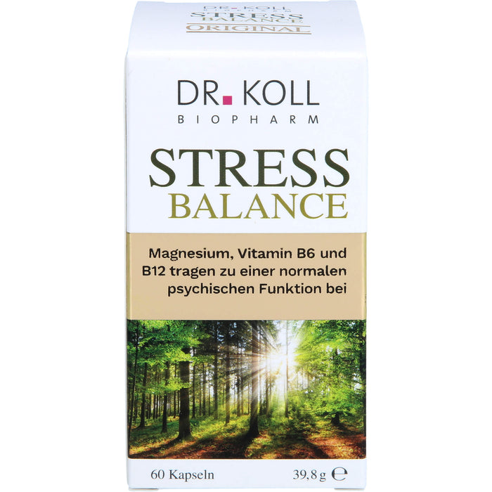 Stress Balance Dr.Koll Vitamin B6 B12 Magnesium, 60 St KAP