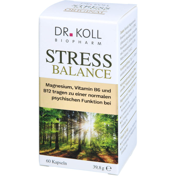 Stress Balance Dr.Koll Vitamin B6 B12 Magnesium, 60 St KAP