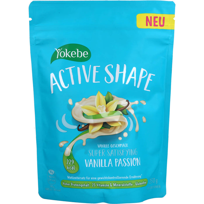 Yokebe ACTIVE SHAPE Vanilla Passion, 250 g PUL