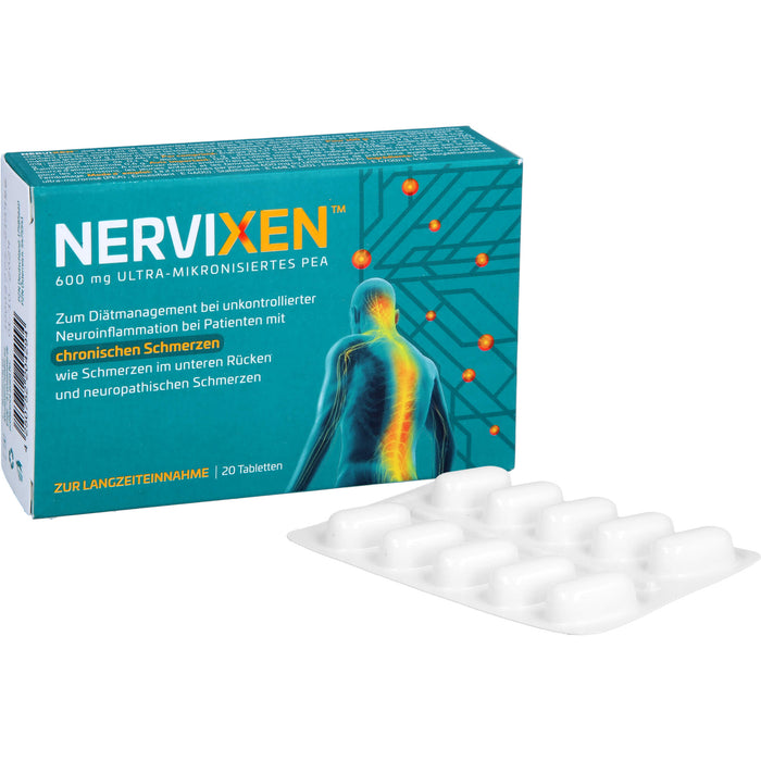 NERVIXEN Tabletten bei chronischen Schmerzen, 20 pcs. Tablets