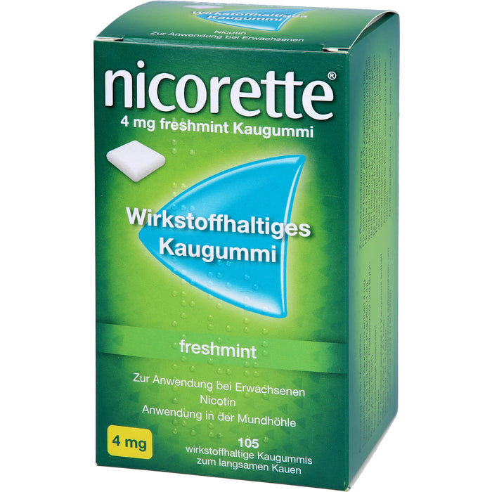 Nicorette 4 mg freshmint axicorp Kaugummi, 105 St KGU