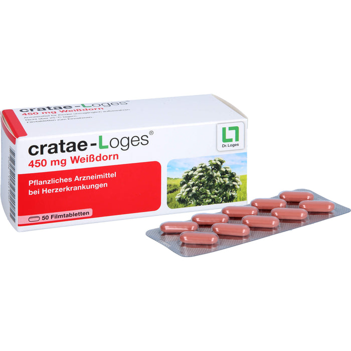 cratae-Loges 450 mg Weißdorn, Filmtablette, 50 St FTA