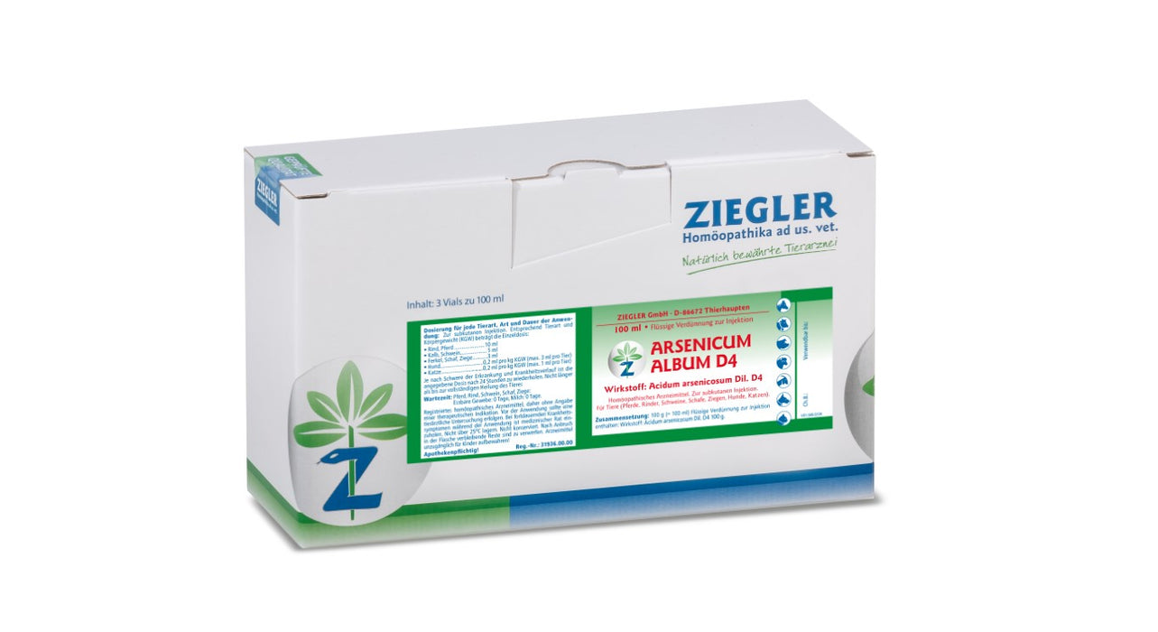 ZIEGLER Arsenicum album D 4 Dilution, 300 ml Lösung