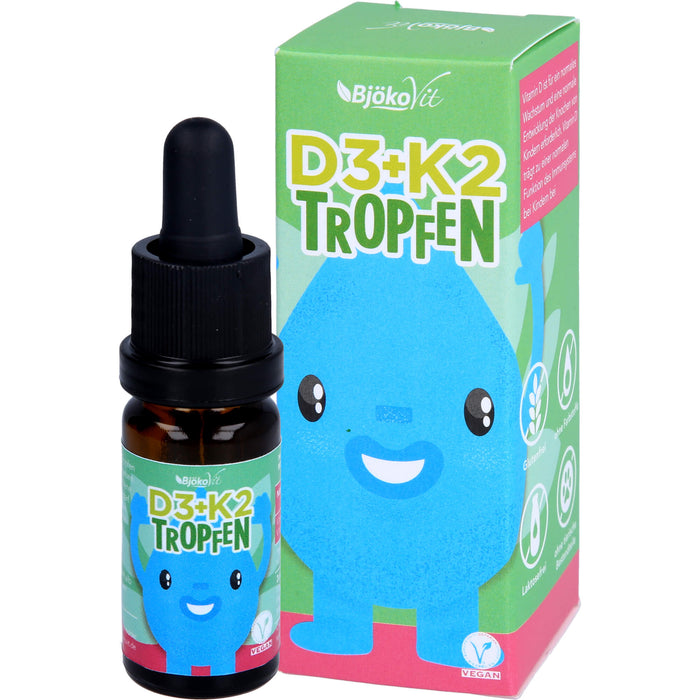 Vitamin D3 K2 Kinder Tropfen, 10 ml TRO