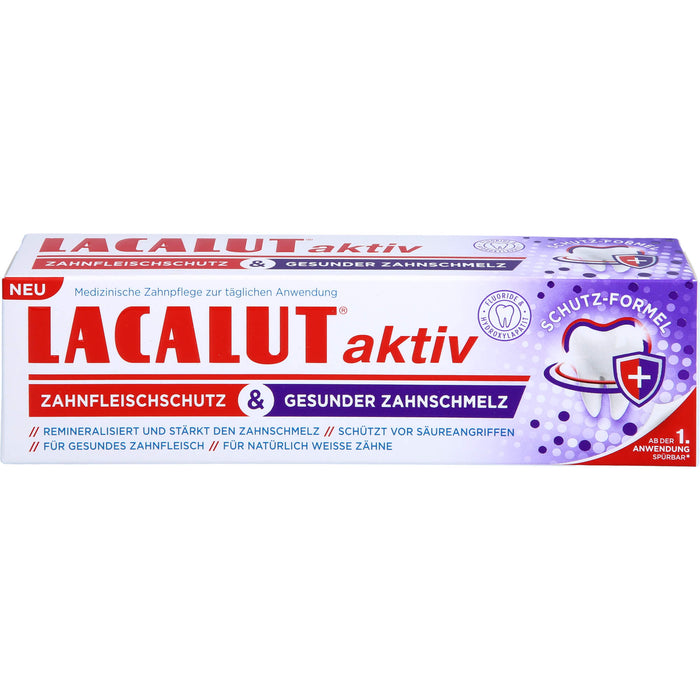 LACALUT aktiv Zahnfleischschutz & ges. Zahnschmelz, 75 ml ZCR