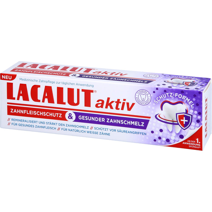 LACALUT aktiv Zahnfleischschutz & ges. Zahnschmelz, 75 ml ZCR