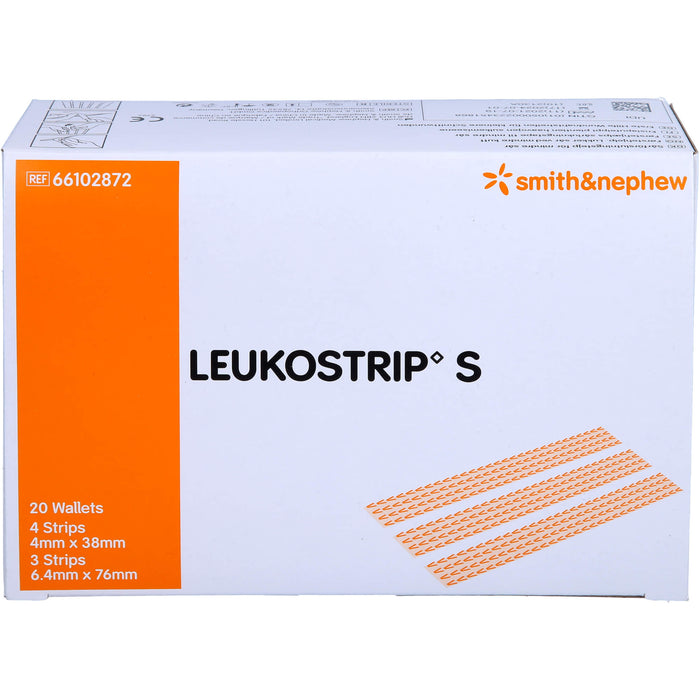 LEUKOSTRIP S Wundnahtstreifen 2 Blatt a 3/4 Str KP, 20X2 P PFL