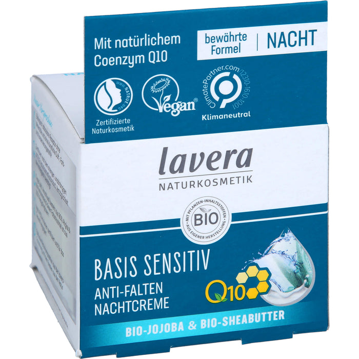 LAVERA BASIS SENSITIV NACHTCREME Q10, 50 ml XNC