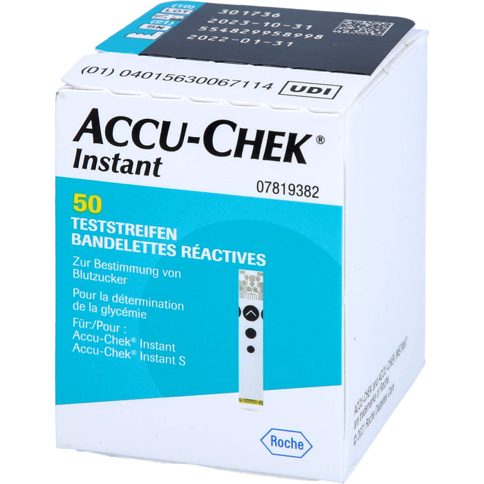 Accu-Chek Instant Acti Medi Teststreifen, 50 St TTR