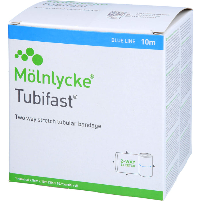 TUBIFAST 2-Way Stretch 7,5 cmx10 m blau, 1 St VER