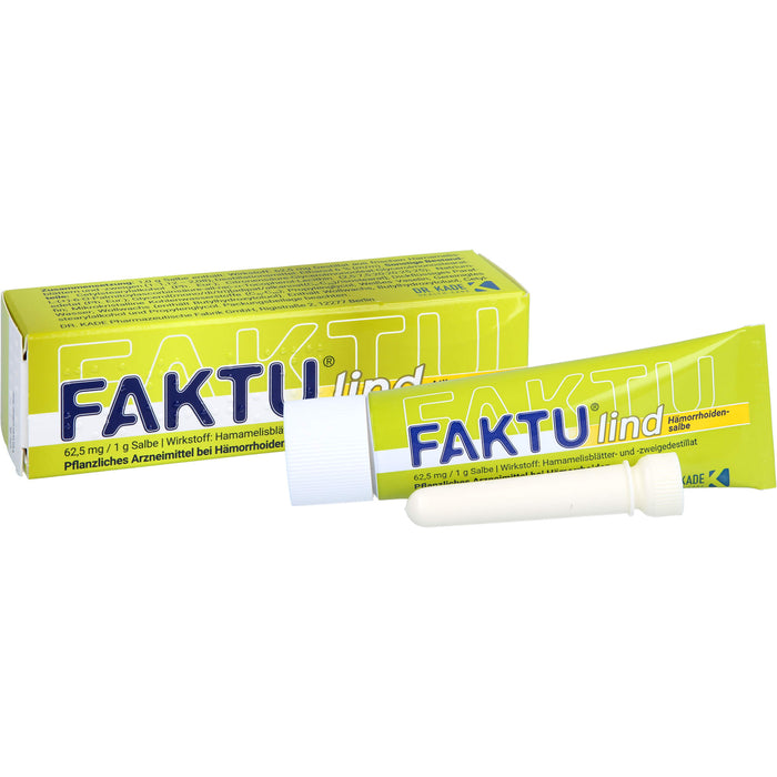 FAKTU lind Hämorrhoidensalbe, 25 g Salbe