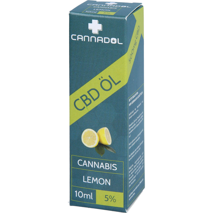 CBD 5% BIO Cannadol Lemon Hanfextrakt, 10 ml TRO