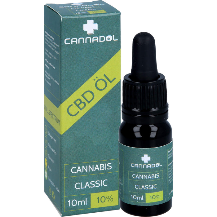 CBD 10% BIO Cannadol Classic Hanfextrakt, 10 ml TRO