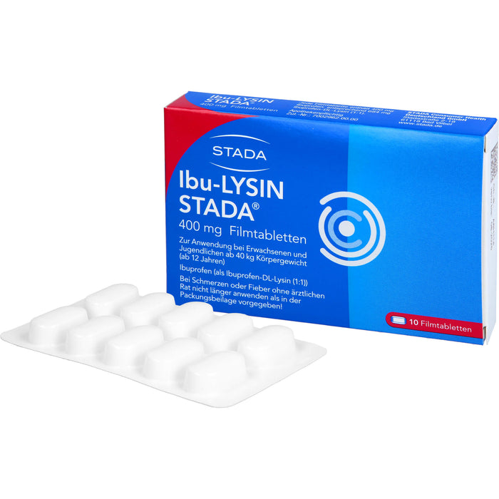 Ibu-lysin Stada 400mg Fta, 10 St FTA