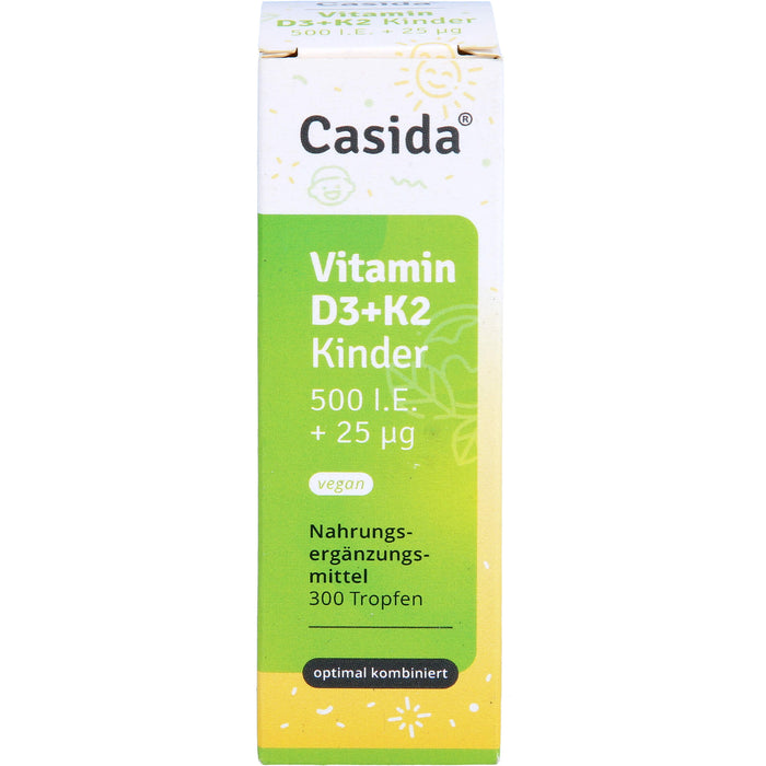 Vitamin D3 K2 Tropfen Kinder Vegan, 10 ml TRO