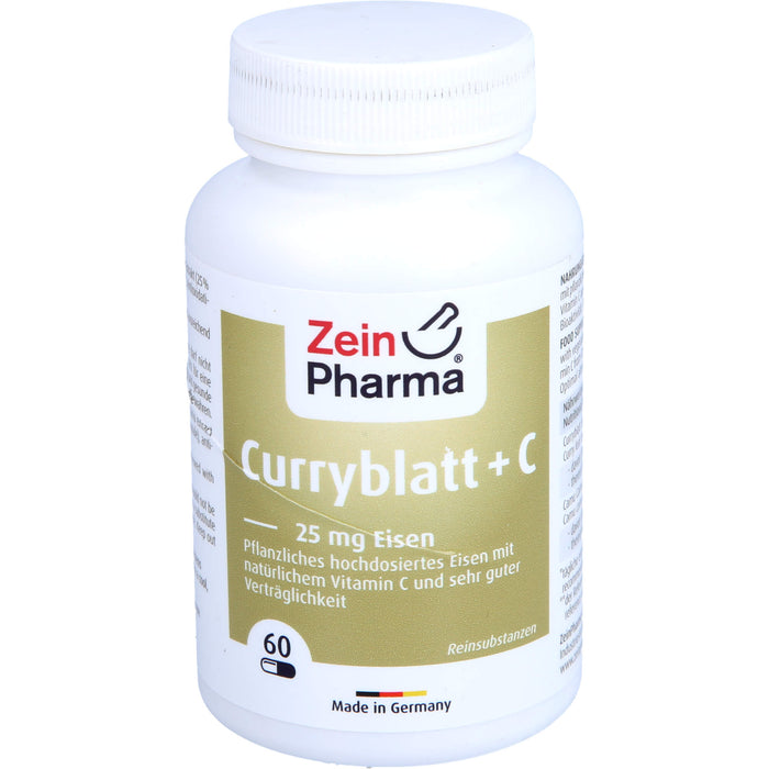 Curryblatt Eisen 25 mg + C, 60 St KAP