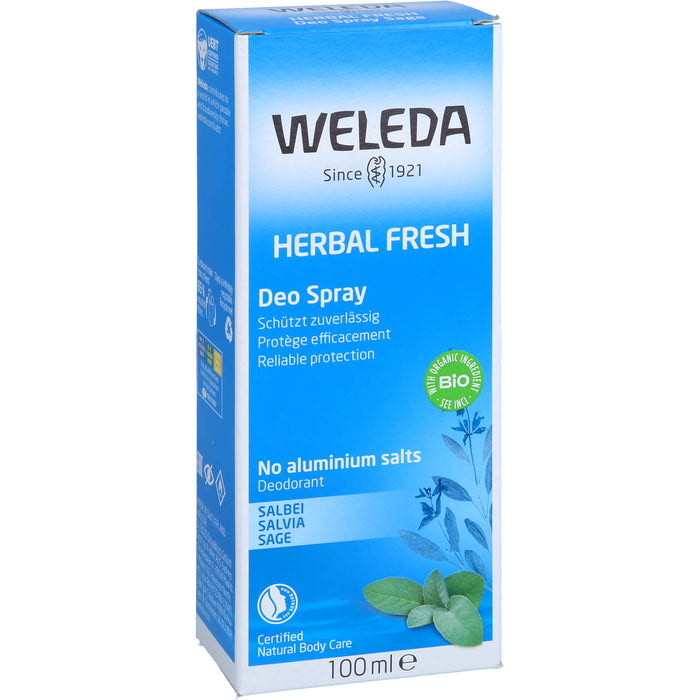 WELEDA Herbal Fresh Deo Spray Salbei, 100 ml SPR