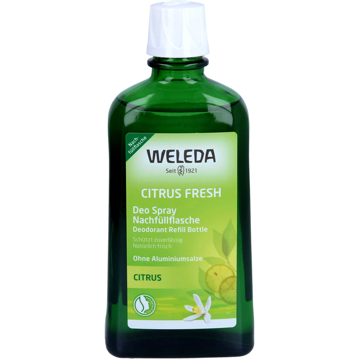 WELEDA Citrus Fresh Deo Spray Nachfüllflasche, 200 ml SPR