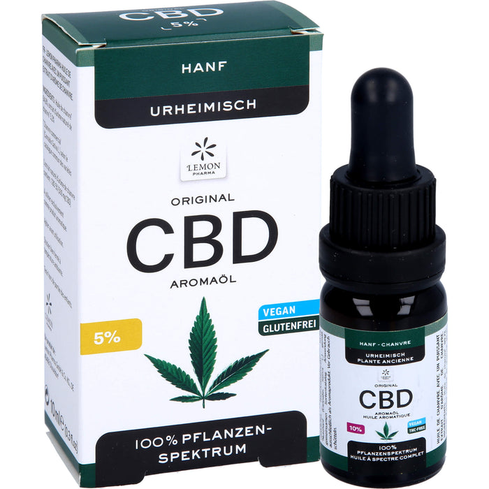 CBD 5% HANF Tropfen Aroma, 10 ml TRO