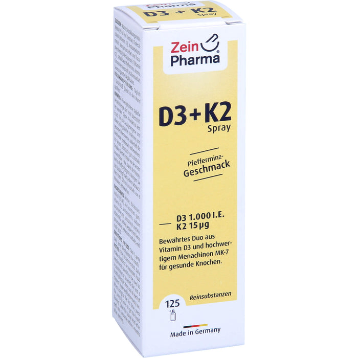 Vitamin D3 +K2 1000IE Spray, 25 ml SPR