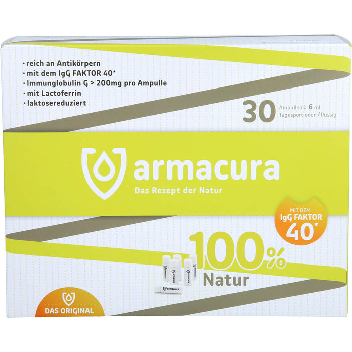 Armacura Lösung auf Colostrumbasis speziell zur Unterstützung des Immunsystems, 30 pc Ampoules