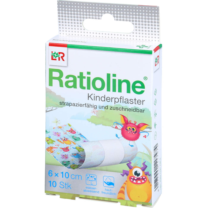 Ratioline Kinderpflaster zuschneidbar 6cmx1m, 10 St PFL