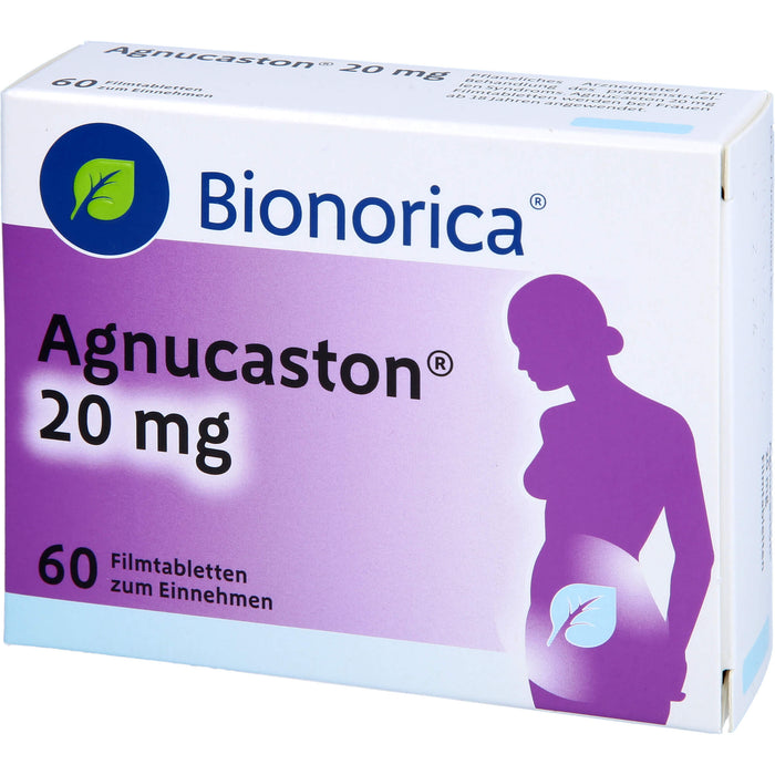 Agnucaston 20 mg Filmtabletten bei Regelbeschwerden, 60 St. Tabletten