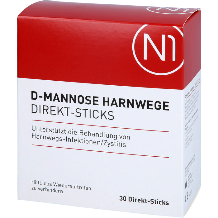 N1 D-MANNOSE HARNWEGE DIREKT-STICKS, 30 St GRA