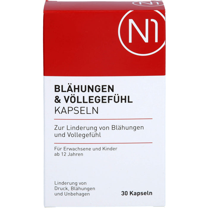 N1 BLÄHUNGEN & VÖLLEGEFÜHL KAPSELN, 30 St KAP