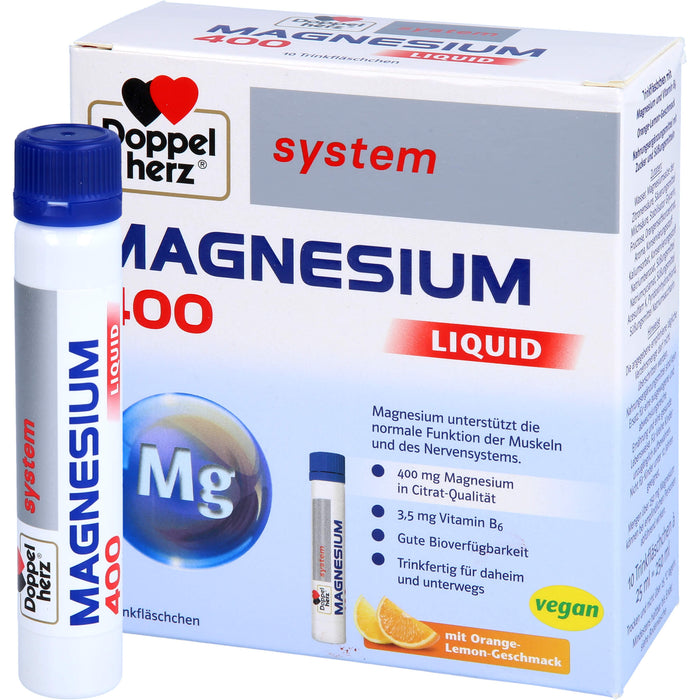 Doppelherz Magnesium 400 Liquid system Lösung, 10 pcs. Ampoules