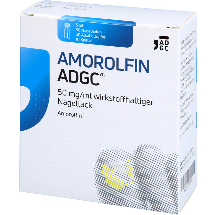 AMOROLFIN ADGC 50 mg/ml wirkstoffhaltiger Nagellack, 5 ml NAW