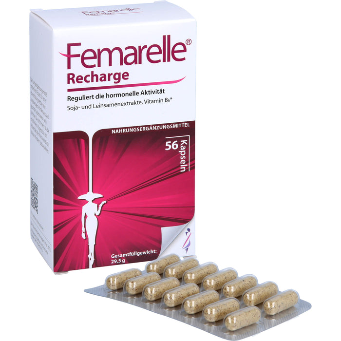 Femarelle Recharge - DT56a&Leinsamen&Vitamin B6, 56 St KAP