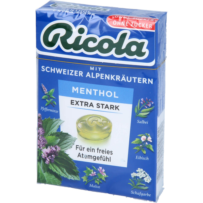 Ricola o.Z. Box Menthol Extra Stark, 50 g BON