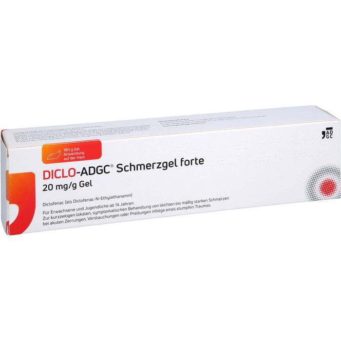 Diclo Adgc Forte 20mg Gel, 180 g GEL