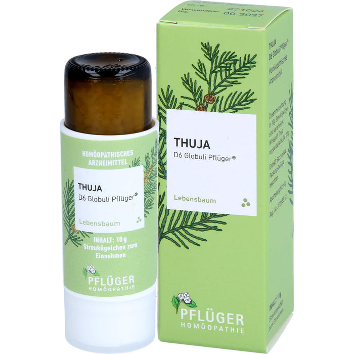 Thuja D6 Globuli Pflüger Dosierspender, 10 g GLO