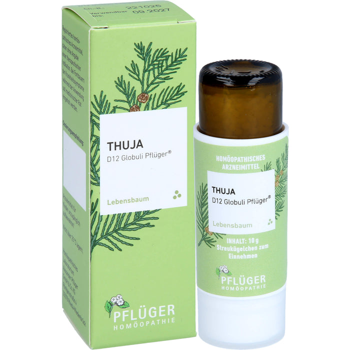 Thuja D12 Globuli Pflüger Dosierspender, 10 g GLO