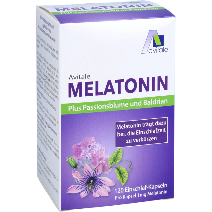 Melatonin+Passionsblume+Baldrian, 120 St KAP