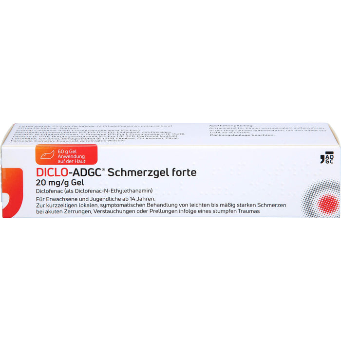 Diclo Adgc Forte 20mg Gel, 60 g GEL