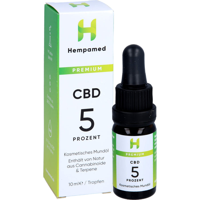 Hempamed Prem Cbd Moel 5%, 10 ml TRO