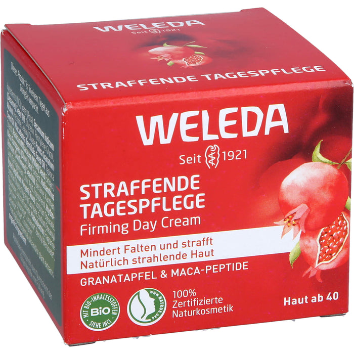 WELEDA straffende Tagespflege Granatapfel & Maca-Peptide mindert Falten & strafft, 40 ml Cream