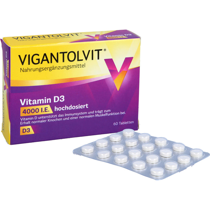 Vigantolvit 4000i.e. Vitd3, 60 St TAB