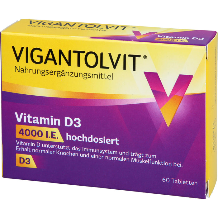 Vigantolvit 4000i.e. Vitd3, 60 St TAB