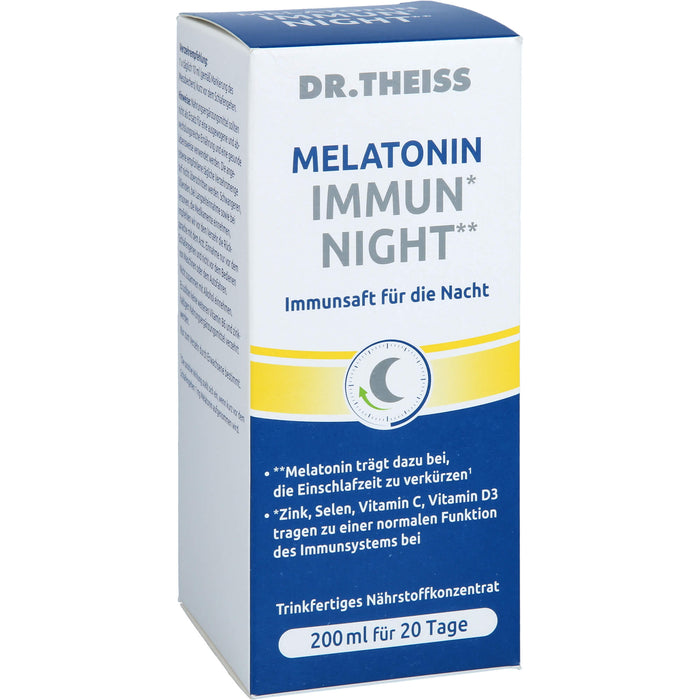 Dr.Theiss Melatonin Immun Night, 200 ml SAF