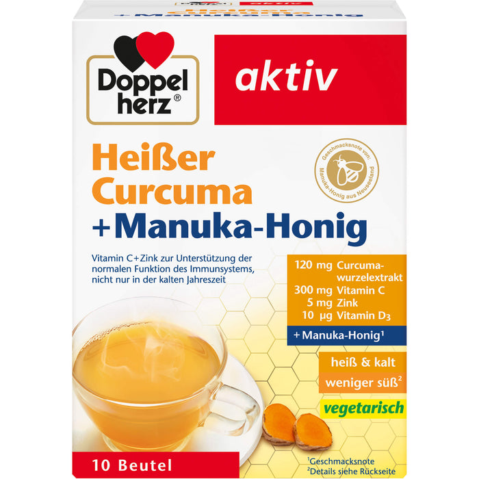 Doppelherz Heißer Curcuma + Manuka-Honig, 10 St GRA