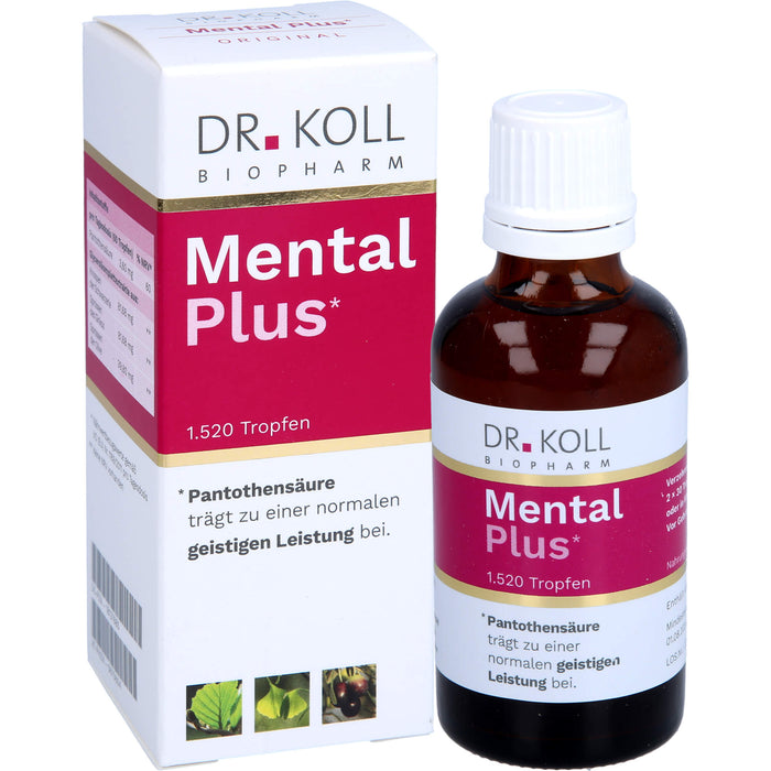 Mental Plus Dr.Koll Gemmo Komplex Pantothensäure, 50 ml TRO