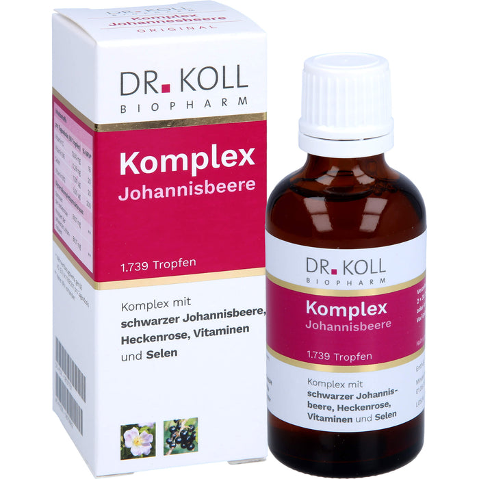 DR. KOLL Komplex Johannisbeere Tropfen, 50 ml Lösung