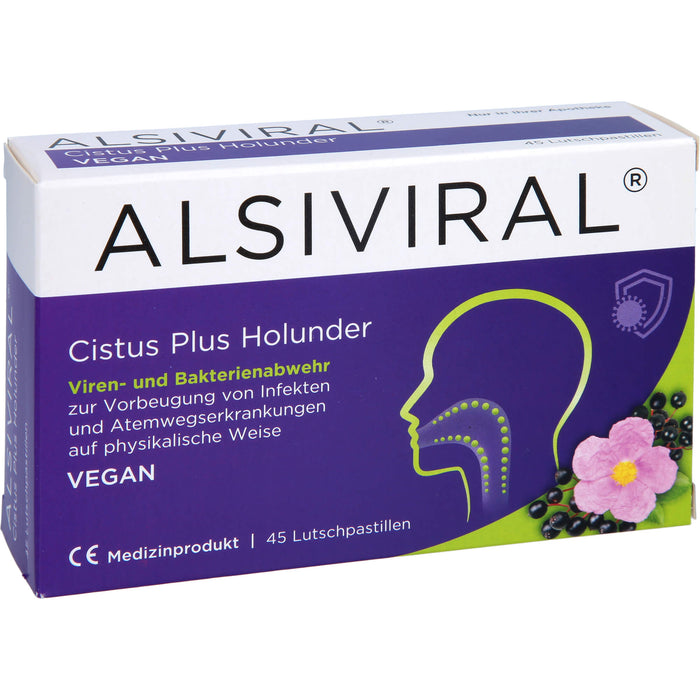 Alsiviral Cistus Plus Holunder, 45 St PAS