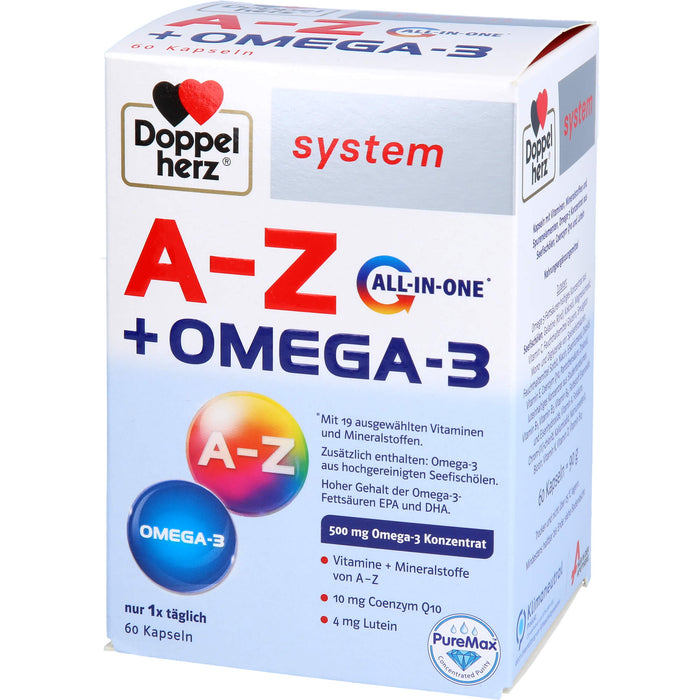 Doppelherz A-z+omega 3 Aio, 60 St KAP